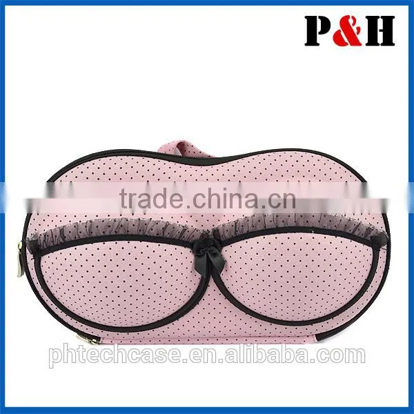 Easy carry EVA bra case,travel bra case,cases for travel bra bag