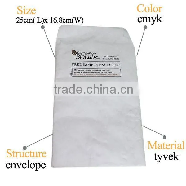 Tyvek mailers Custom logo printd tyvek bubble envelopes