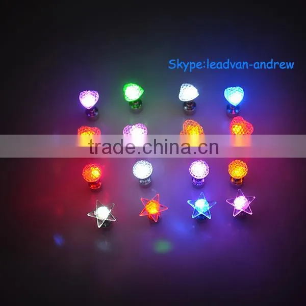Custom Novelty NIght Club Led Light Up Earring For Women