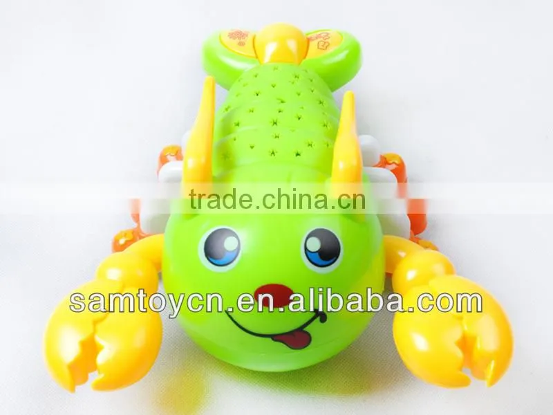 BO crayfish shaped kids projector toys with light&music