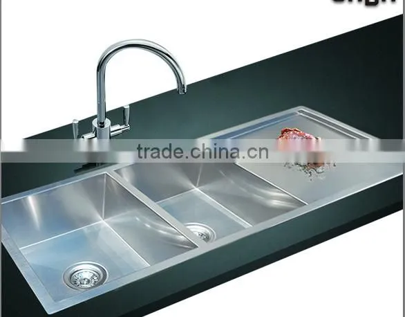 Stainless Steel Undermount Topmount Double Kitchen Sink Made in China