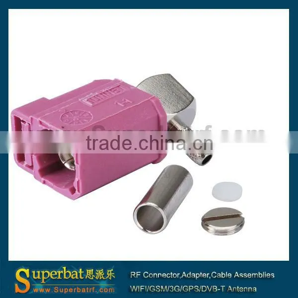 Fakra RA connector Key Code H Violet for Radio controlled keyless heating