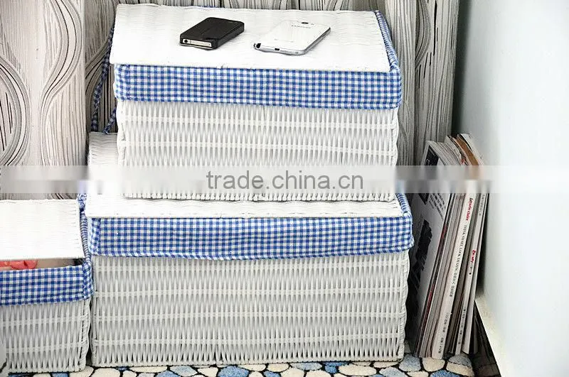 8 hand woven straw - pastoral style - - dirty clothes basket - Storage Basket - Storage Basket - - woven basket basket