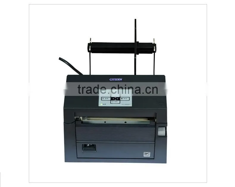 Citizen printer cl-s400dt-r barcode printer with paper holder and roll media