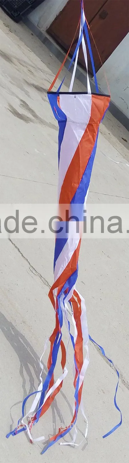 decorative multi color striped windsocks big size from kite factory