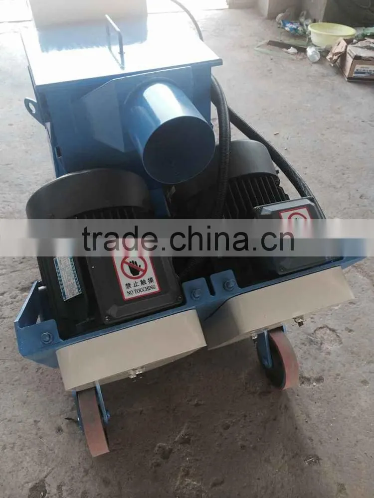 Floor surface shot blasting cleaning profiling machine