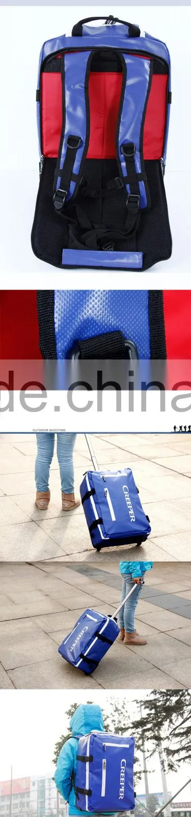 Creeper waterproff fashion trolley bag