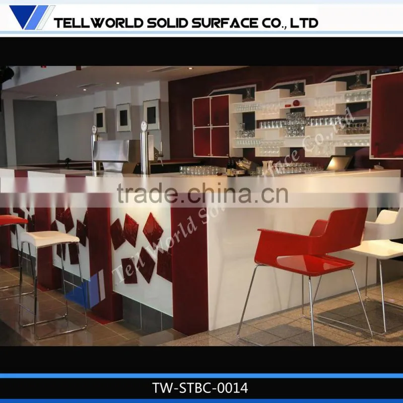 Fashion snake bar counter with light/Fantacy Shape Design Bar Counter for Sale