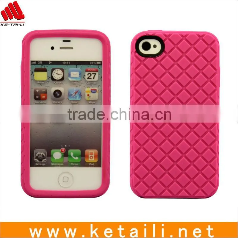 Exclusive hybrid silicone case for iphone 4 4S