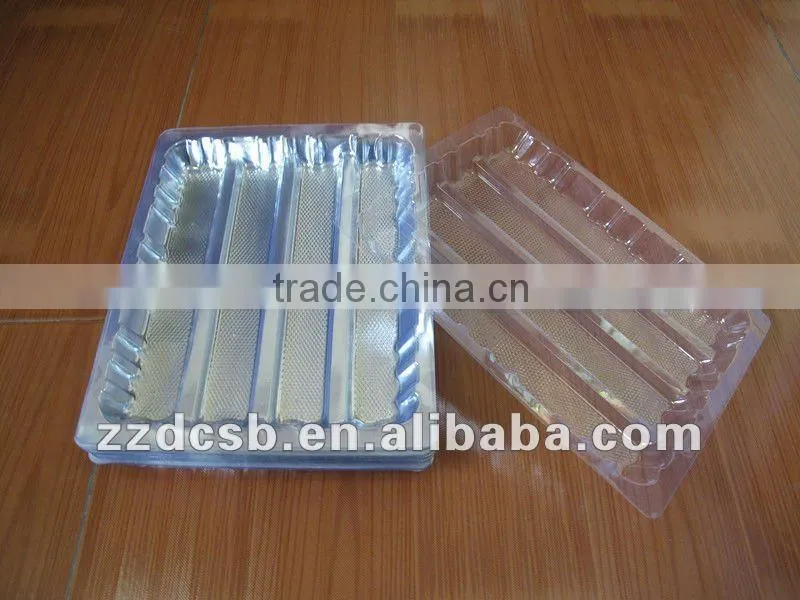 plastic pvc tray for electronic articles packaging