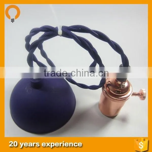 Plastic wire lamp holder,switch,european plug adaptor European plug line