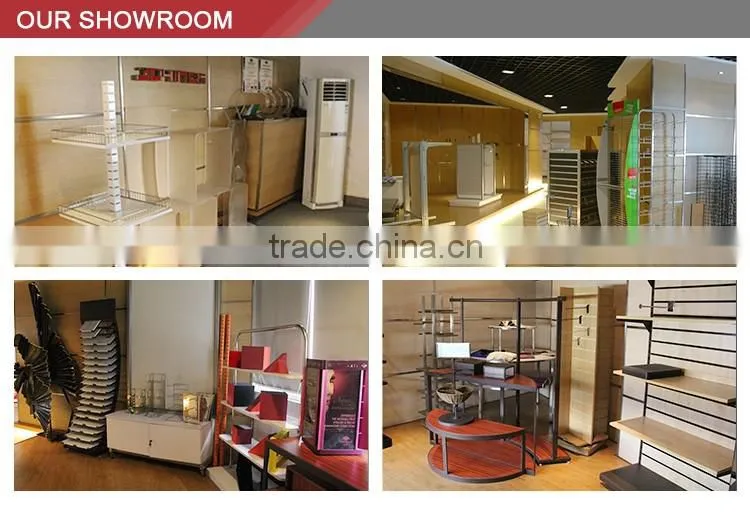 Adjustable Slotted Wall Mounted Steel Shelves for Garment