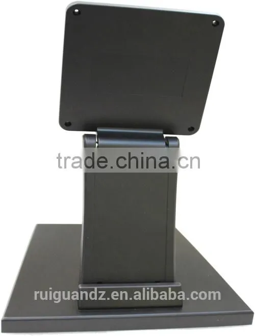 Double folding monitor stand
