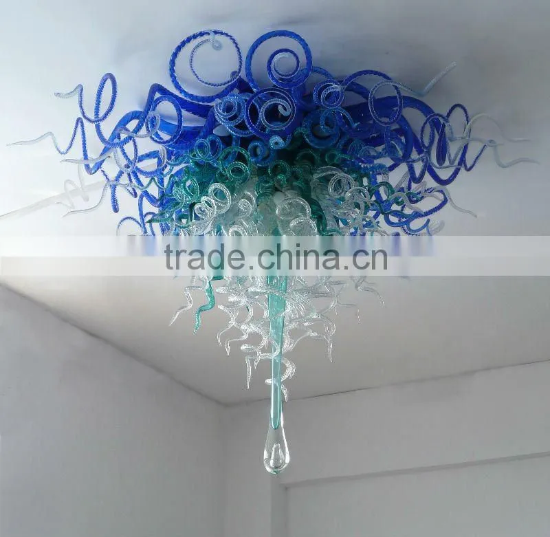 crystal art ceiling lamp xo-2012007 and hand blown glass ceiling lamp