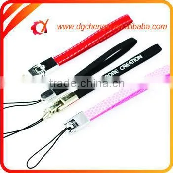 High End Bulk Blue Printing Lanyard Mobile Phone Straps