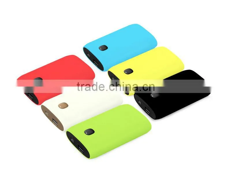 Hot selling Portable QC 2.0 Power bank 10400mAh A-grade 18650 battery mobile phone charger for samsung