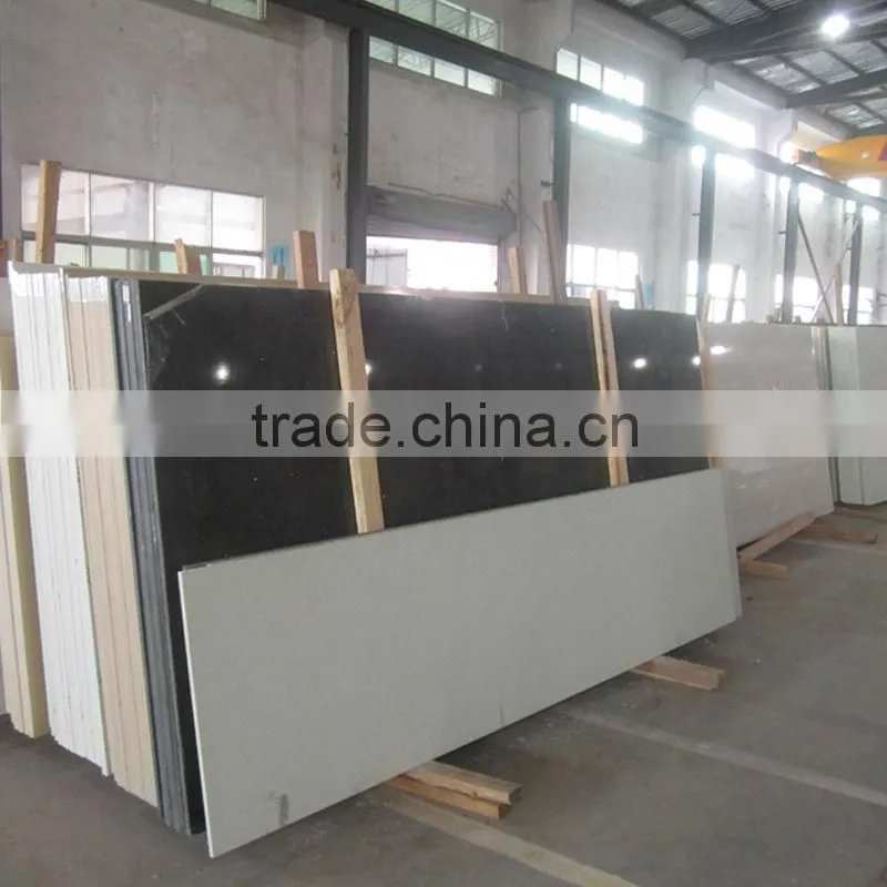 black artificial quartz slabs/quartz surface/spark quartz slabs