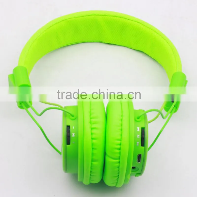 Wireless Stereo Headset SD/ TF Card mp3 player Headphone