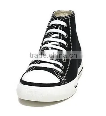 High quality man high cut canvas running sport elevator shoes