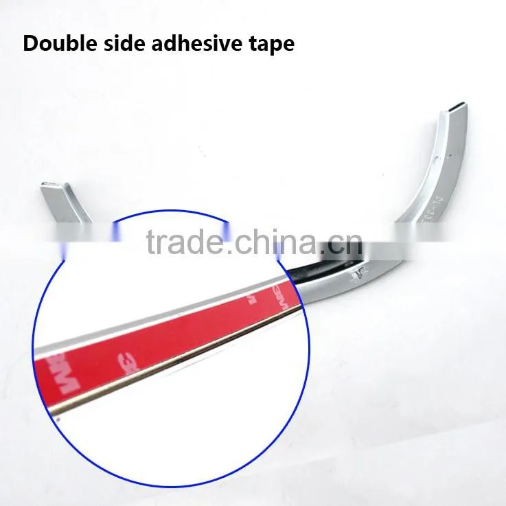 Car interior decoration plastic chrome steering wheel cover trim for bmw