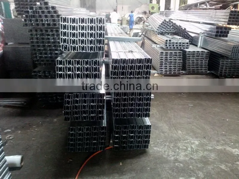 galvanised C channel for rolled door using