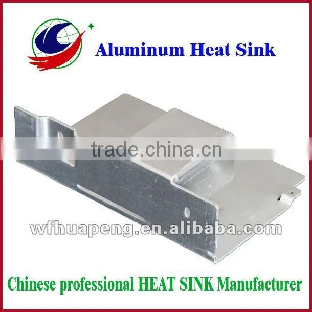 Aluminum enclosure heat sink, stempping boxes