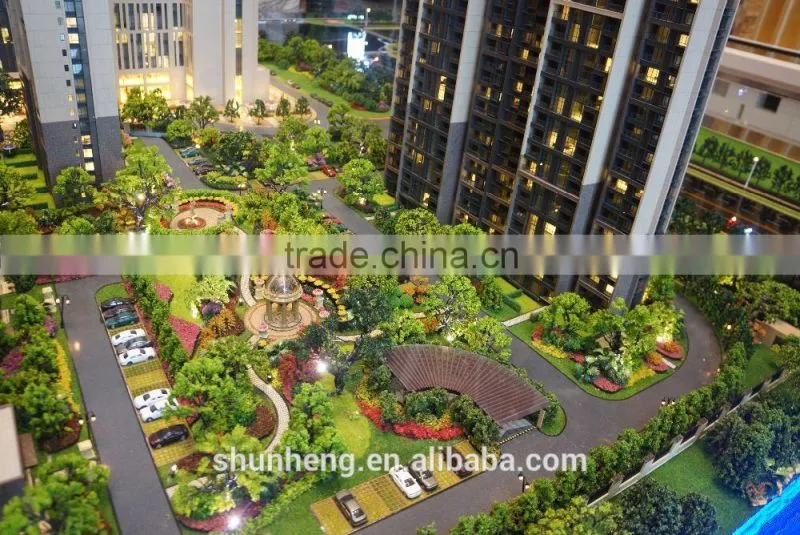 maquette models of residential buildings models/SH model company