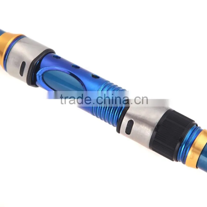 2.4M 7.87FT Telescopic Fishing Rod Tackle Travel Spinning Fishing Pole