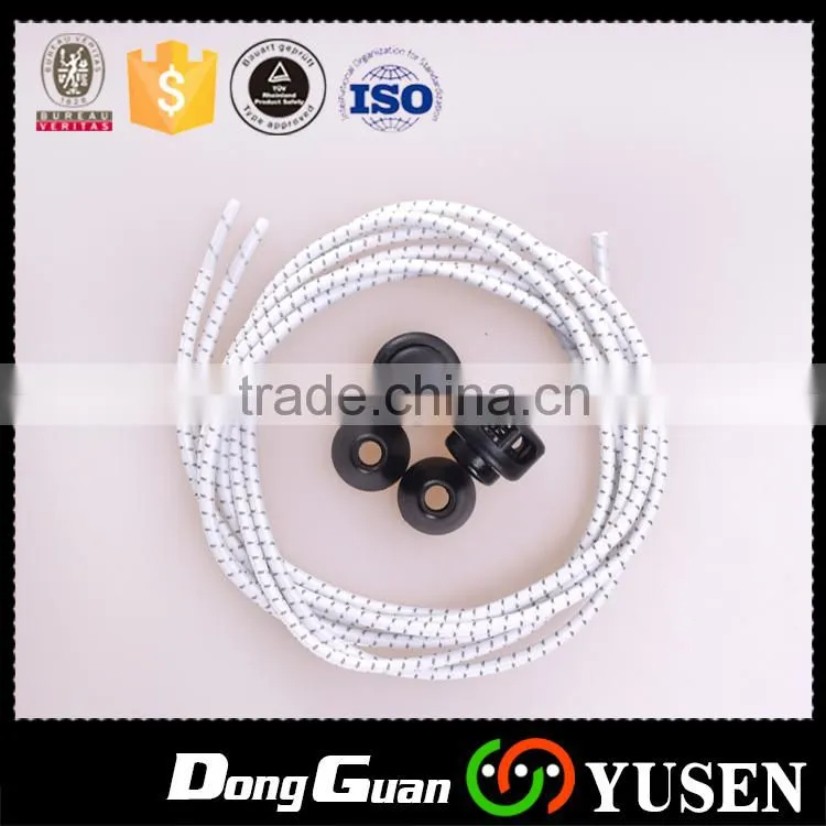 Factory direct sale round sport reflective rope laces for high quality