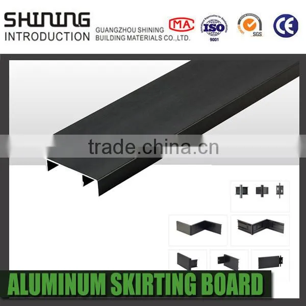 high quality cheap aluminum skirting line baseboard