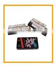 Dominoes double six, custom domino,domino in tin box