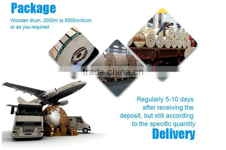 optical fiber cable Single mode 24 ,48,72 and 96 core ADSS Power fiber cable