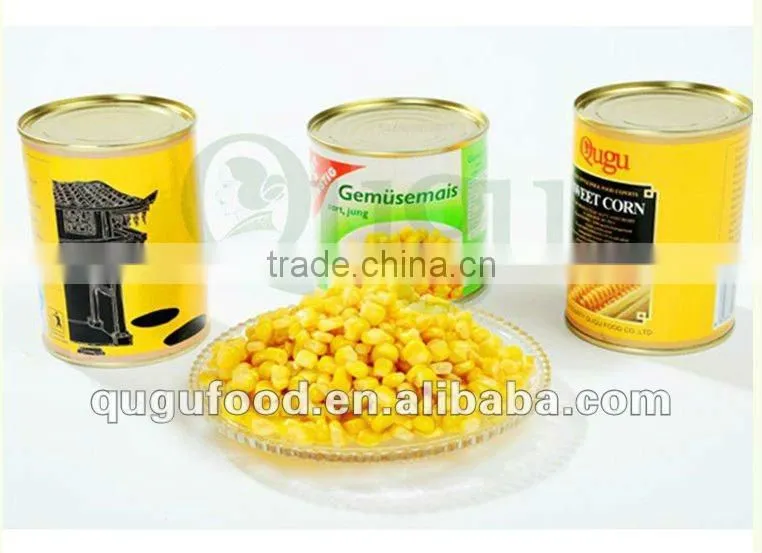 2016 health food 340g sweet corn in tin