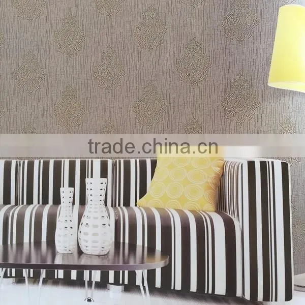 construction material luxury flower vinyl wallpaper