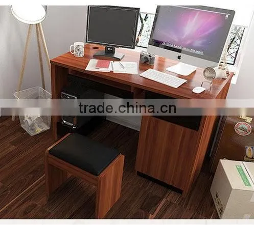 Chinese New style wood grain computer desk for home furniture