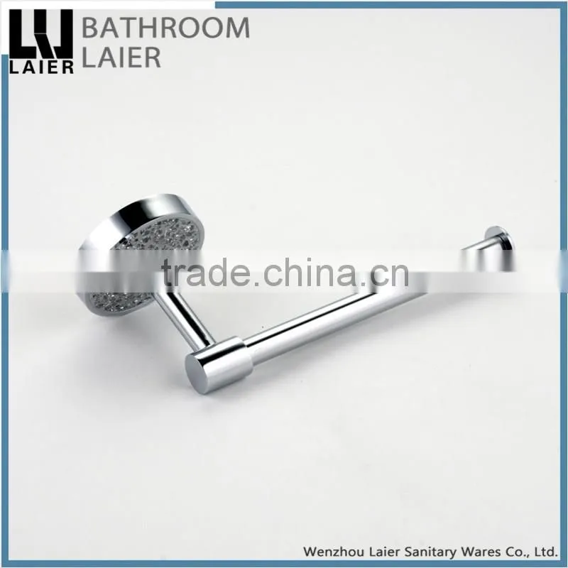 60933d hot sale zinc tube chrome plated hotel equipment modern design bathroom fittings names toilet paper holder