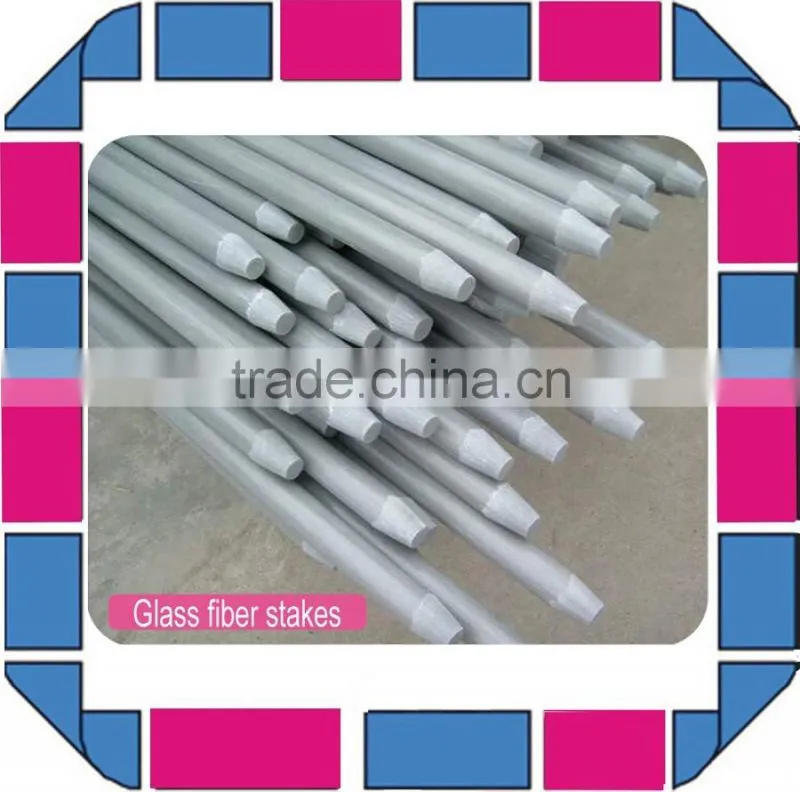 UV protection pultrusion fiberglass garden stakes