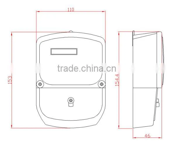 Jianan factory single phase electronic energy meter