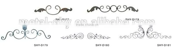 railing decoration Wrought iron components