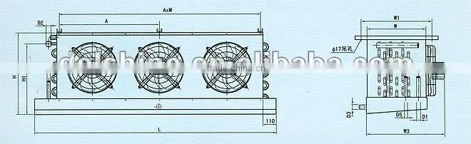 DS-A20 air cooler mould