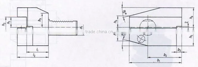 DIN69880 NC tool holder with B type