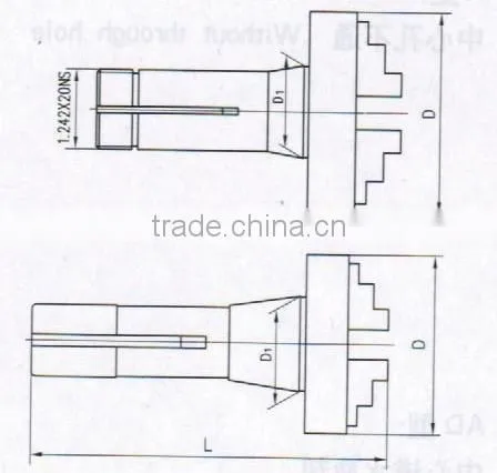 precision 3-jaw chucks