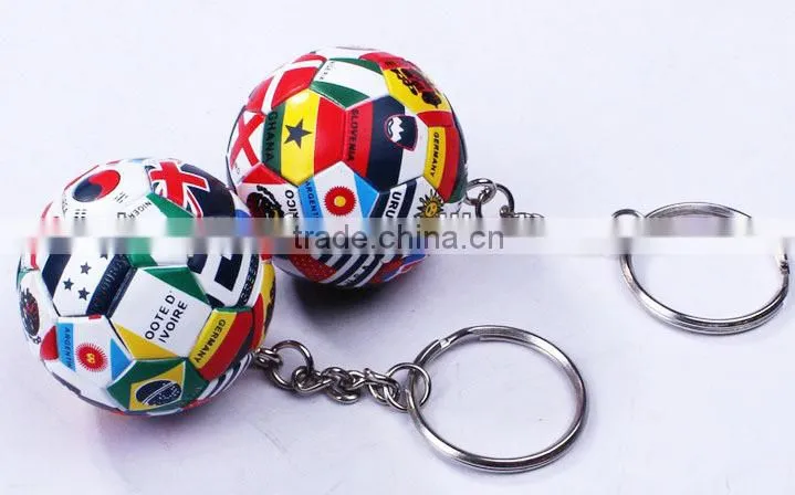 2014 world cup football keychain for promotion