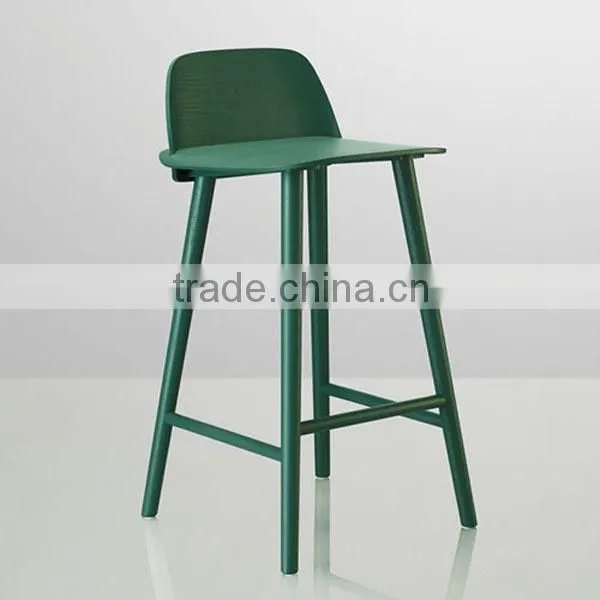 2016 coloful modern wooden stool used bar furniture