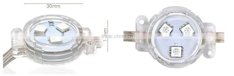 Waterproof 30MM DC12V Full Color 2811/1903/9893 Led Point Light