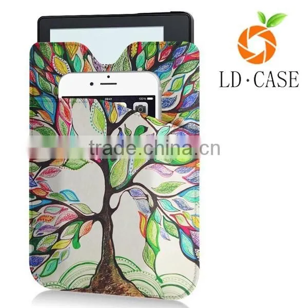 Guangzhou wholesale quality good looking leather case for kindle reader