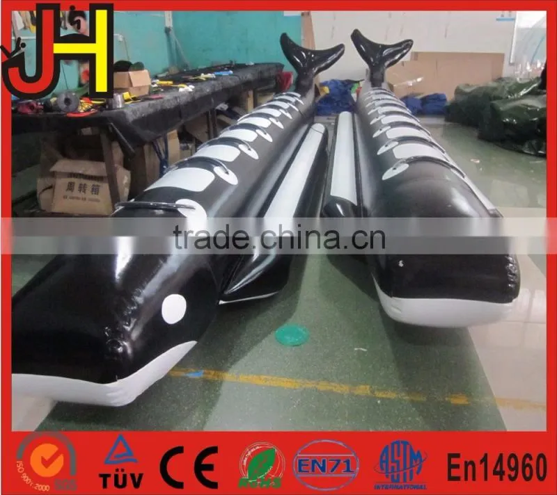 Custom Made High quality 0.9mm Inflatable Shark Boat Price For Sale