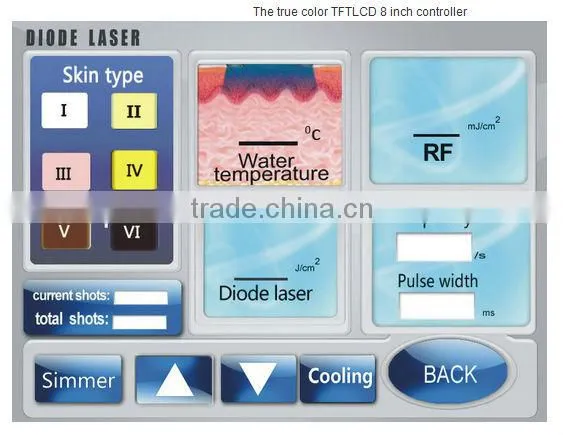 600w Germany Dilas 808nm Diode laser for hair removal, skin rejuvenation