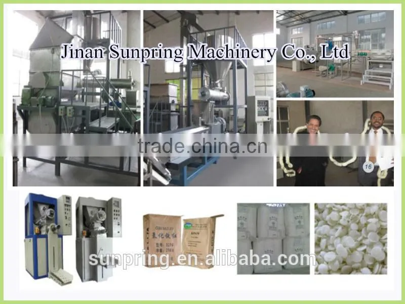 Modified corn maize starch processing line