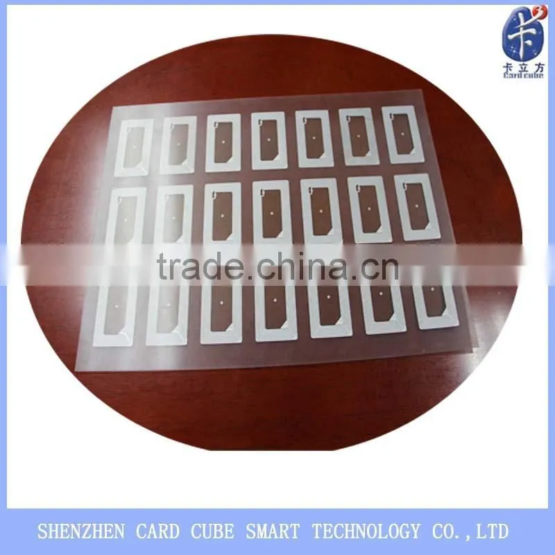 Customized 5X5 Layout RFID Inlay for ISO 14443 A Smart Card